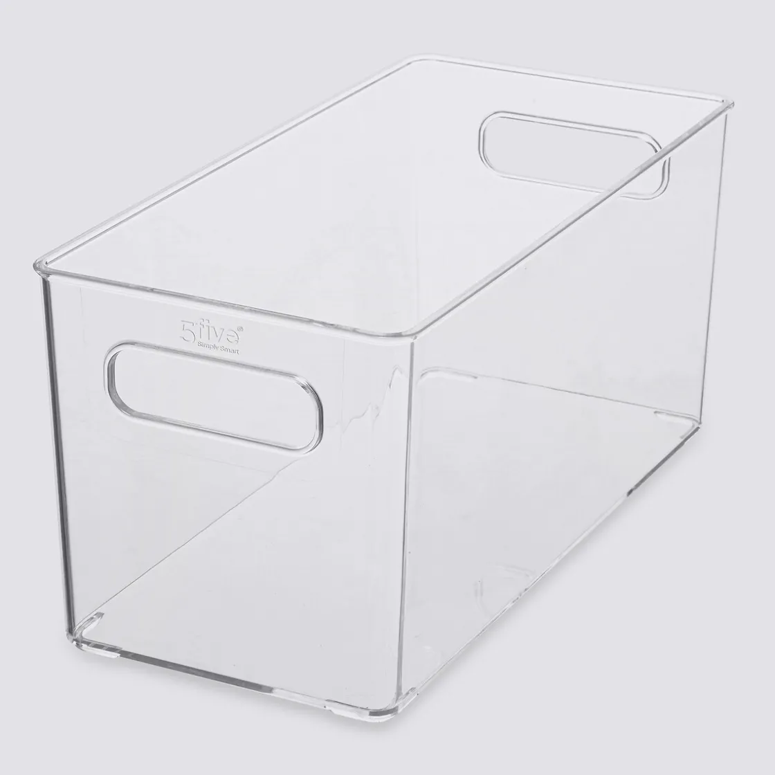 5five Panier plastique 15x31 cm, Transparent