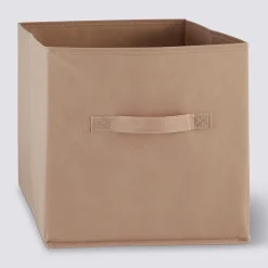 5five Panier tissu lanière 31x31 cm, Rose blush