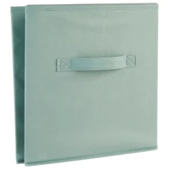 5five Panier tissu lanière 31x31 cm, Vert céladon