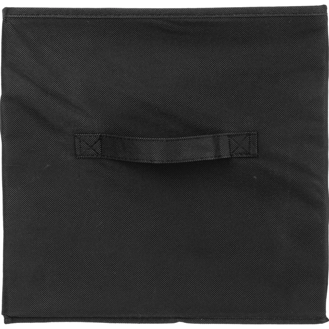 5five Panier tissu lanière 31x31 cm, Noir