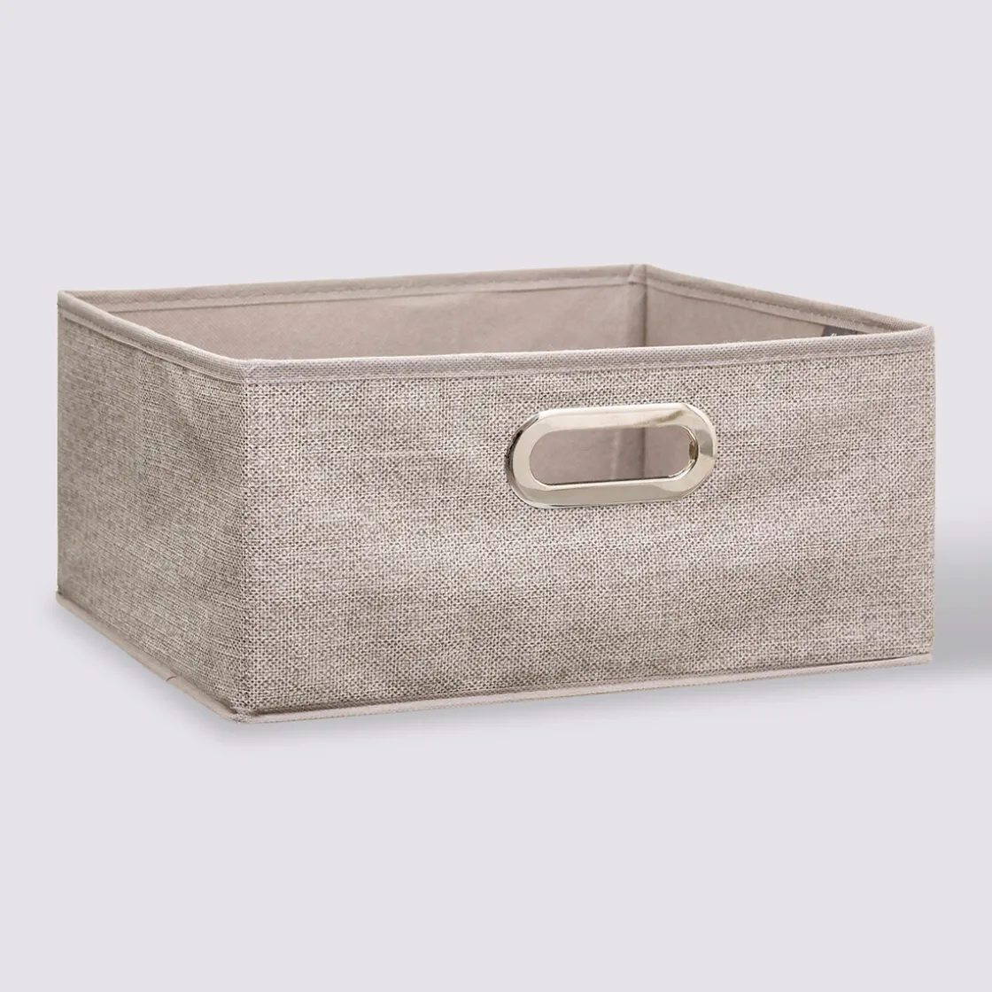 5five Panier tissu 31x15 cm, Beige chiné