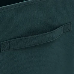 5five Panier tissu 31x31 cm, Bleu pétrole