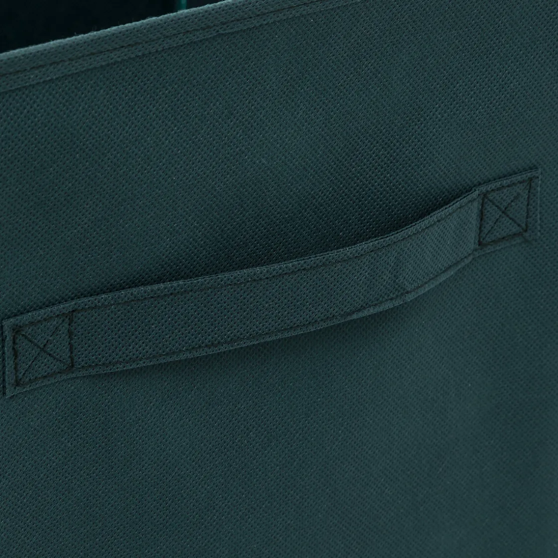 5five Panier tissu 31x31 cm, Bleu pétrole