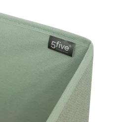 5five Panier tissu 31x31 cm, Bleu pétrole