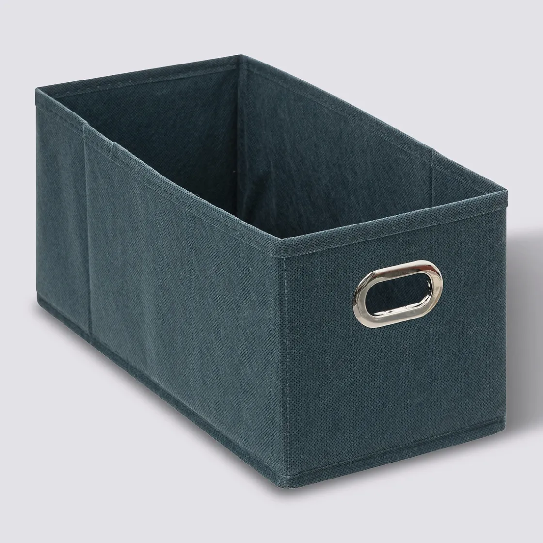 5five Panier tissu 15x31 cm, Bleu pétrole