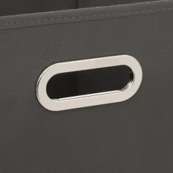 5five Panier tissu 31x31 cm, Gris