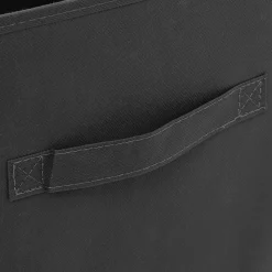 5five Panier tissu 31x31 cm, Gris anthracite