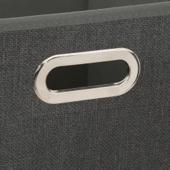 5five Panier tissu 31x31 cm, Gris foncé chiné