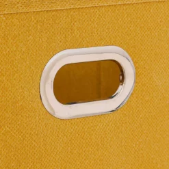 5five Panier tissu 15x31 cm, Jaune moutarde