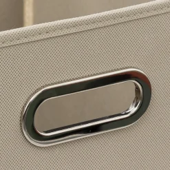 5five Panier tissu 31x31 cm, Lin