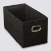 5five Panier tissu 15x31 cm, Noir