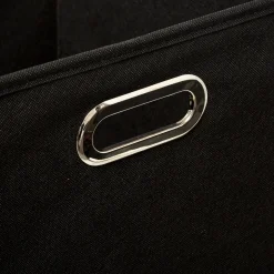 5five Panier tissu 31x31 cm, Noir