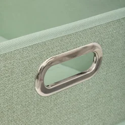 5five Panier tissu 31x15 cm, Vert clair