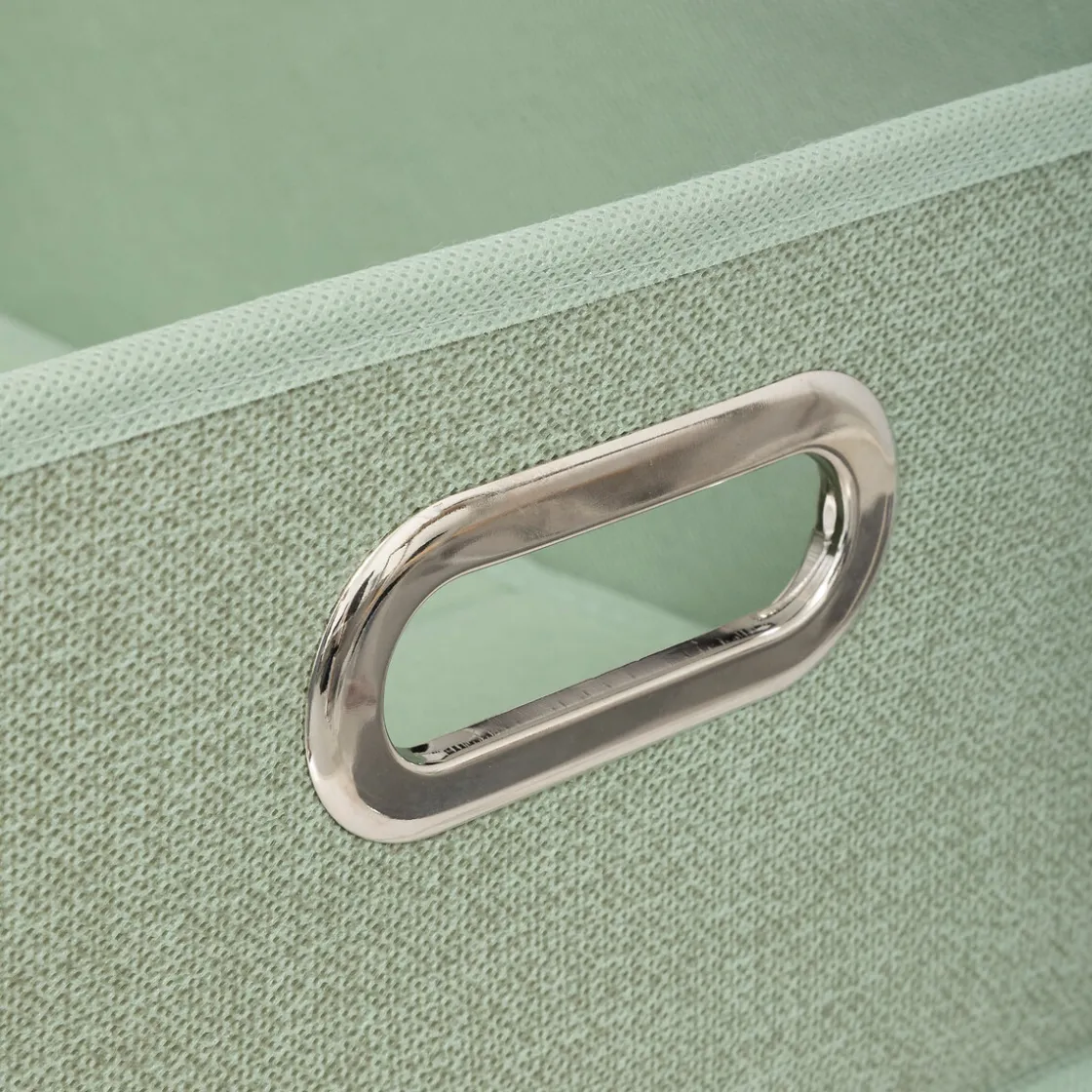 5five Panier tissu 31x15 cm, Vert clair
