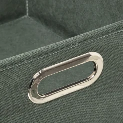 5five Panier tissu 31x15 cm, Vert Kaki