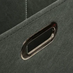 5five Panier tissu 31x31 cm, Vert Kaki