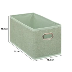 5five Panier tissu 15x31 cm, Vert Olive