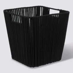 5five Panier tissu 31x31cm, Noir