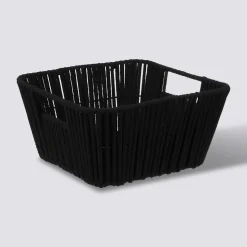 5five Panier tissu 31x15cm, Noir