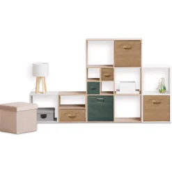 5five Panier toile de jute 31x15cm