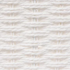 5five Panier vannerie 15x31cm, Blanc