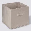 5five Panier velours 31x31 cm, Lin