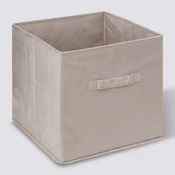 5five Panier velours 31x31 cm, Lin