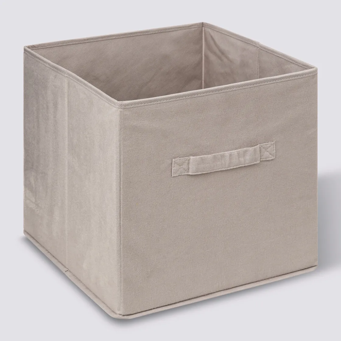 5five Panier velours 31x31 cm, Lin