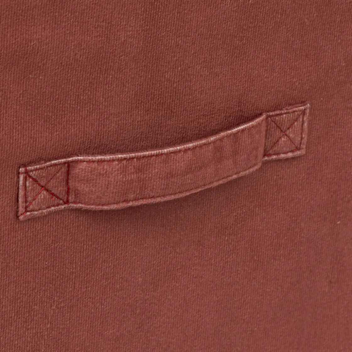 5five Panier velours 31x31 cm, Terre de sienne