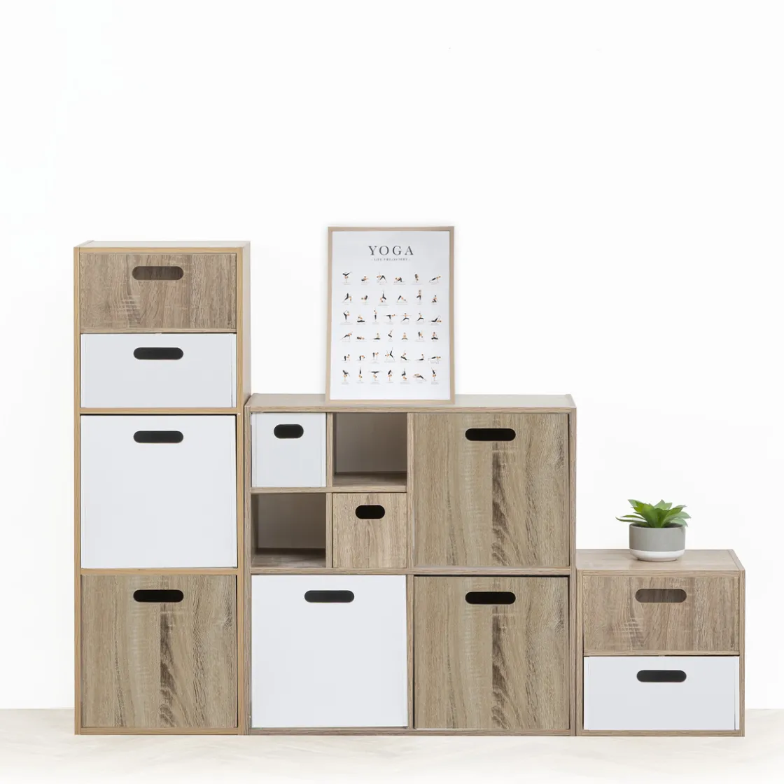 5five Panier 31x15 cm, Bois Blanc