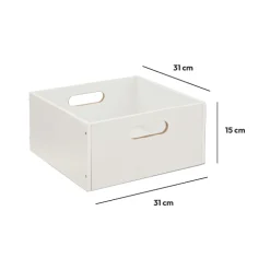 5five Panier 31x15 cm, Bois Blanc