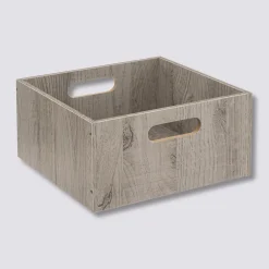 5five Panier 31x15 cm, Effet chêne gris