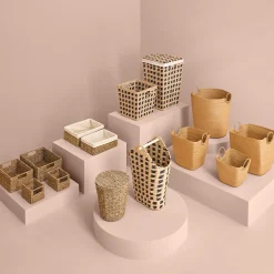 5five Panier 31x31 cm, Noir