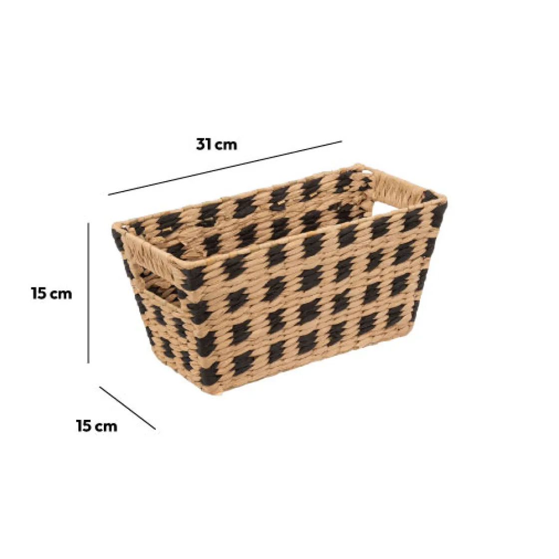 5five Panier 15x31 cm, Noir