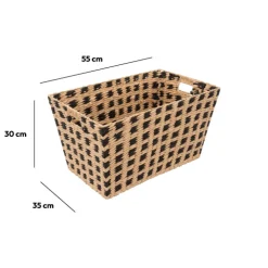 5five Panier 55x35 cm, Noir