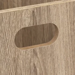 5five Panier 15x31cm, Effet chêne naturel