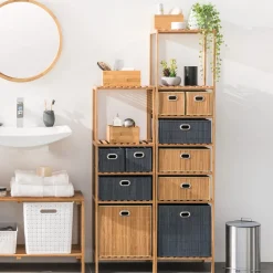 5five Panier 31x31cm, Latte bambou