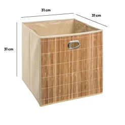 5five Panier 31x31cm, Latte bambou