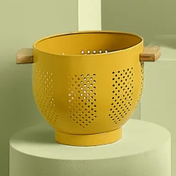 5five Passoire métal D20 cm, Blanc