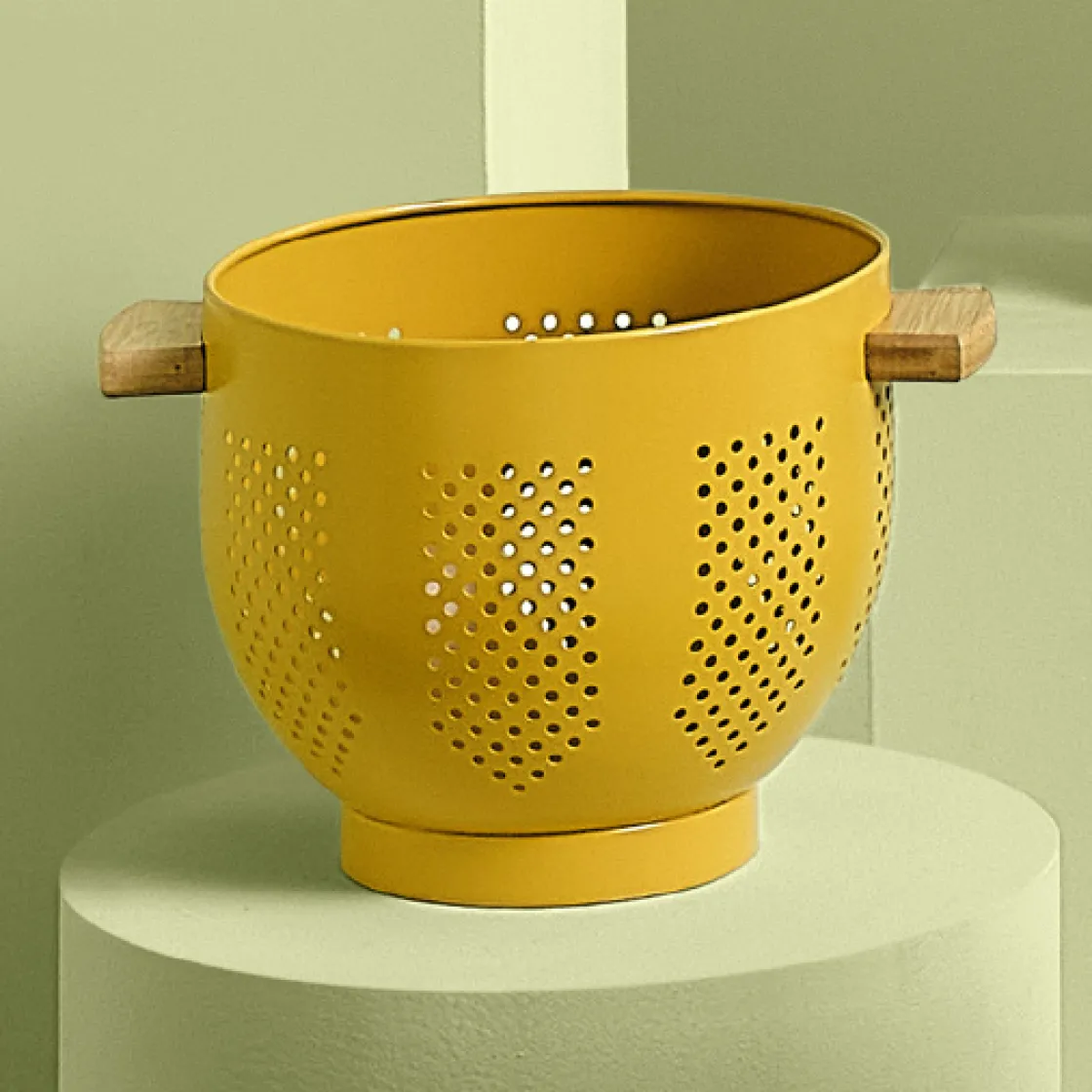 5five Passoire métal D20 cm, Blanc