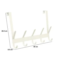 5five Patère, 10 accroches, l.40 cm