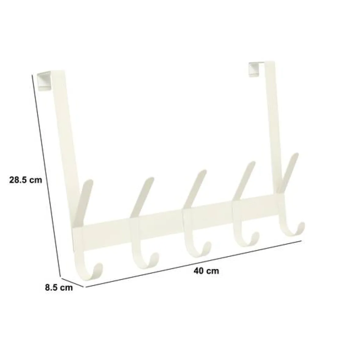 5five Patère, 10 accroches, l.40 cm
