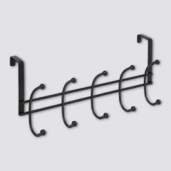 5five Patère 4 têtes acier, Noir