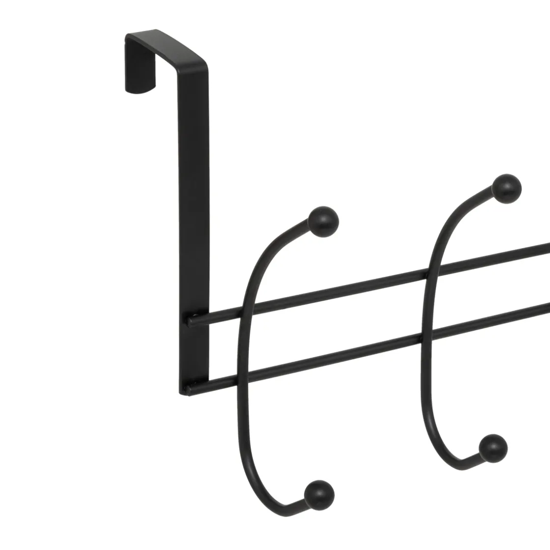 5five Patère 4 têtes acier, Noir