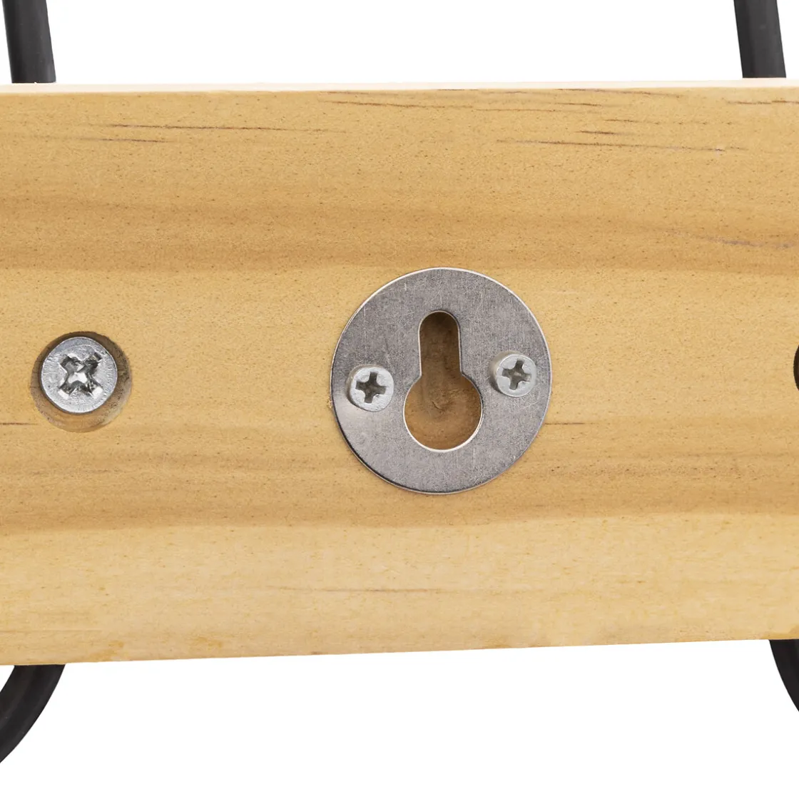 5five Patère 6 têtes bois/métal