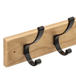 5five Patère 6 têtes bois/métal