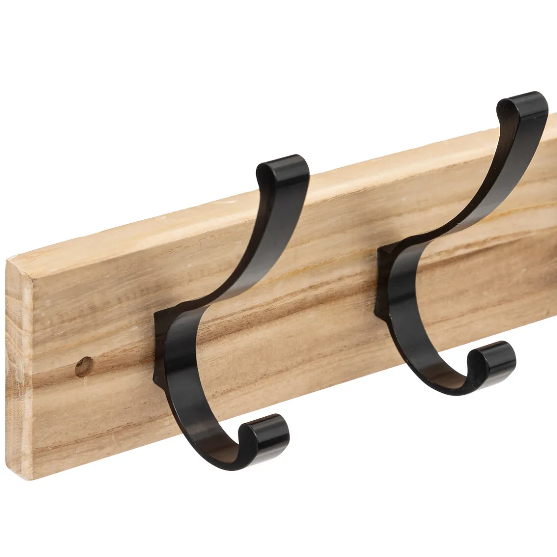 5five Patère 4 têtes bois/métal