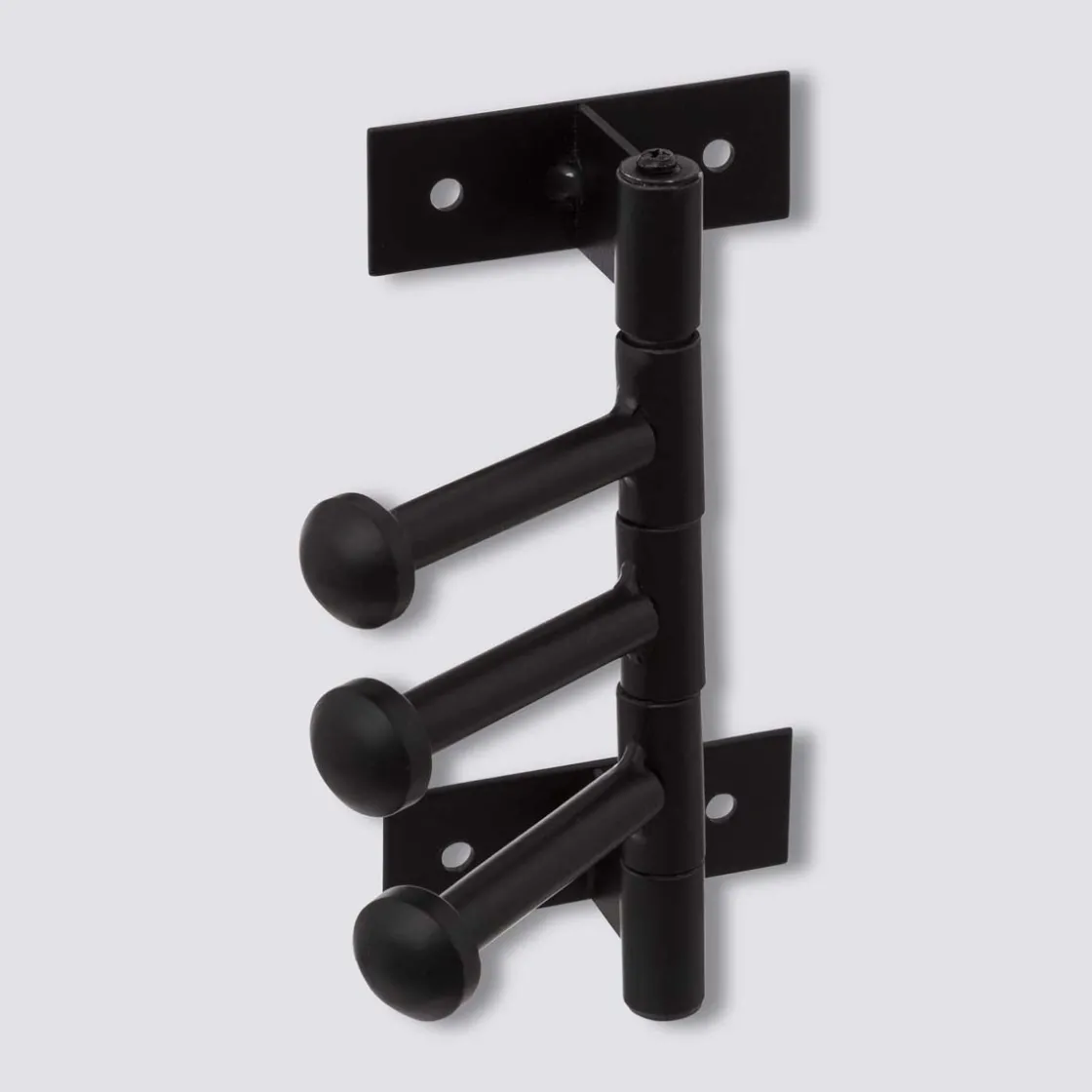 5five Patère 3 têtes rotatives métal, Noir