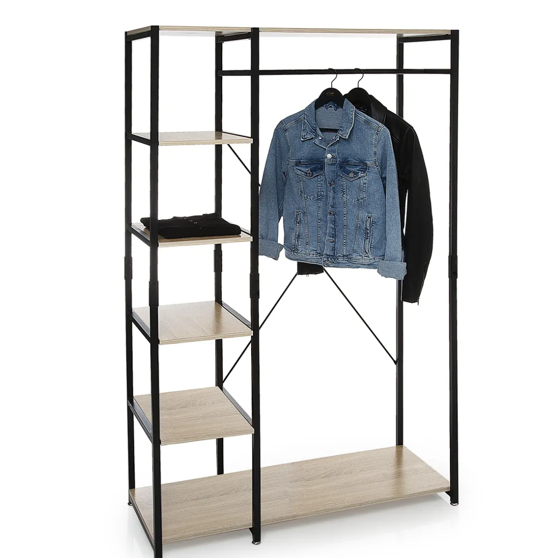 5five Penderie industrielle 5 étagères