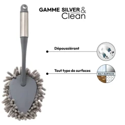 5five Petit plumeau microfibre, Gris